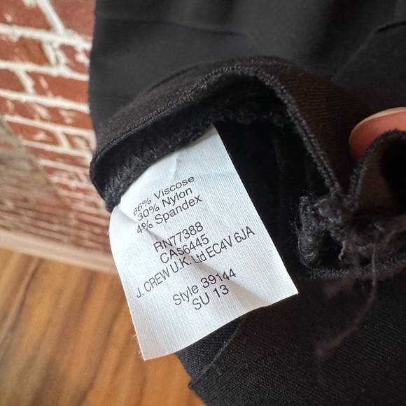 Madewell 39144 Ponte Knit Silhouette Dress Black M - Picture 8 of 8